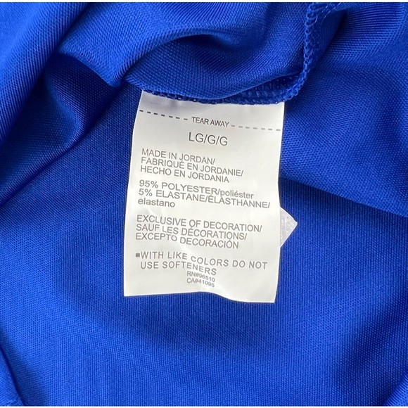 New Under Armour Heat Gear The Ripken Experience Golf Polo Shirt Mens L Blue - Picture 8 of 8